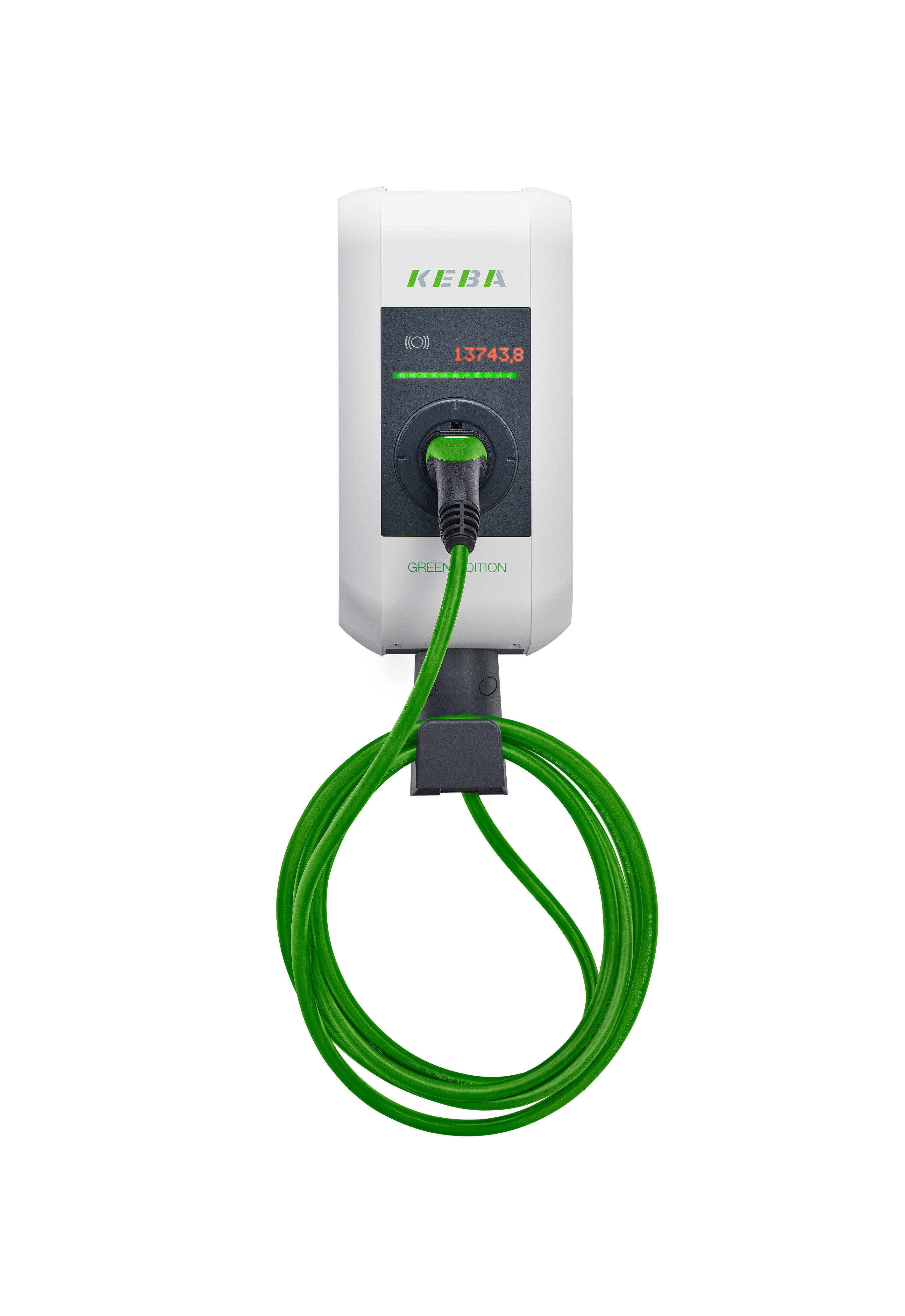 Wallbox comfort: KEBA KeContact P30 c-series GREEN EDITION